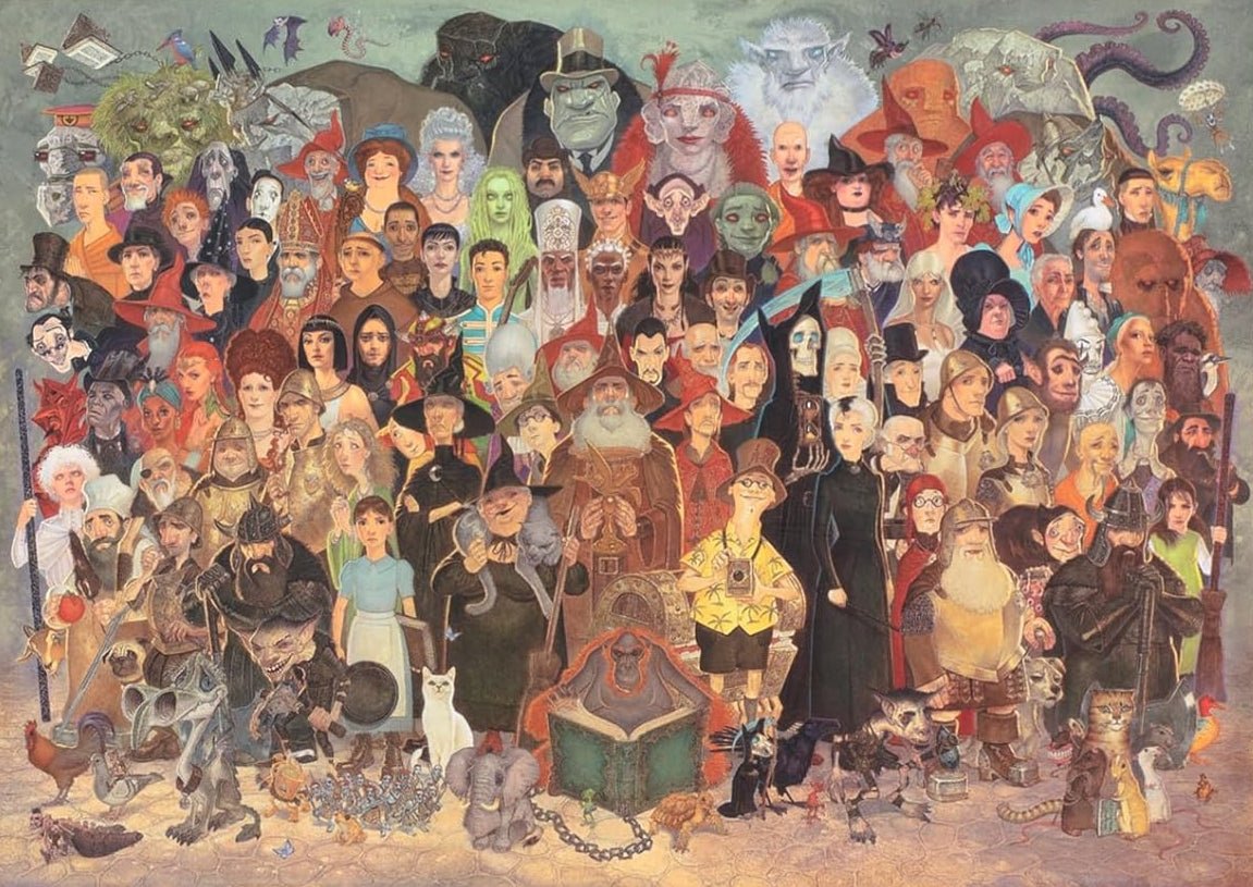 Terry Pratchett világa Laurence King 1000 darabos kirakó puzzle (LK - 9781399620697) - puzzlegarden