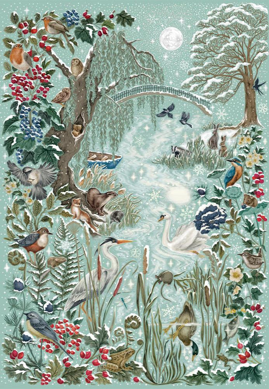 The Art File: Fagyos folyó Gibsons 1000 darabos kirakó puzzle (G - G7214) - puzzlegarden