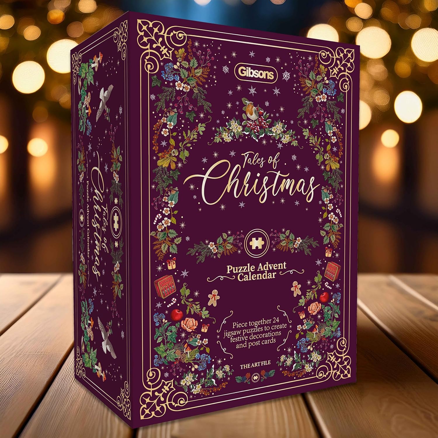 The Art File – Karácsonyi mesék adventi naptár Gibsons egyéb darabos kirakó puzzle (G - G9512) - puzzlegarden
