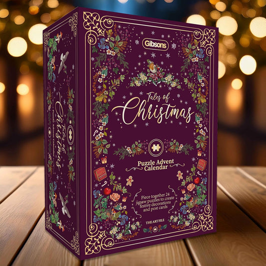 The Art File – Karácsonyi mesék adventi naptár Gibsons egyéb darabos kirakó puzzle (G - G9512) - puzzlegarden