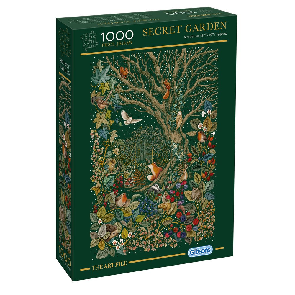 The Art File: Titkos kert Gibsons 1000 darabos kirakó puzzle (G - G7210) - puzzlegarden