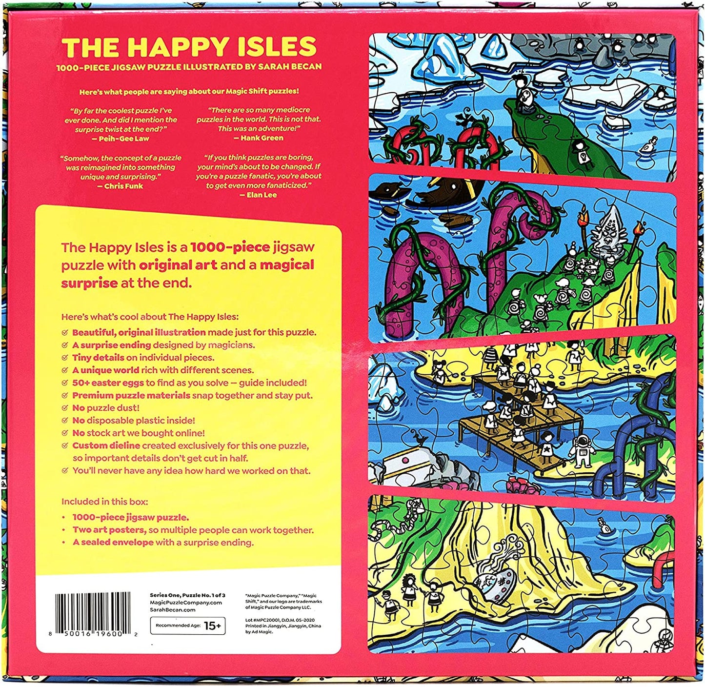 The Happy Isles Magic Puzzle Company 1000 darabos kirakó puzzle (S1P1) - puzzlegarden