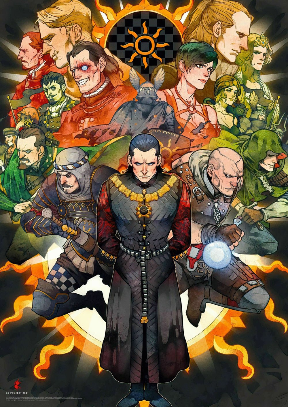 The Witcher - Nilfgaard Good Loot 500 darabos kirakó puzzle (GL - 5908305244936) - puzzlegarden