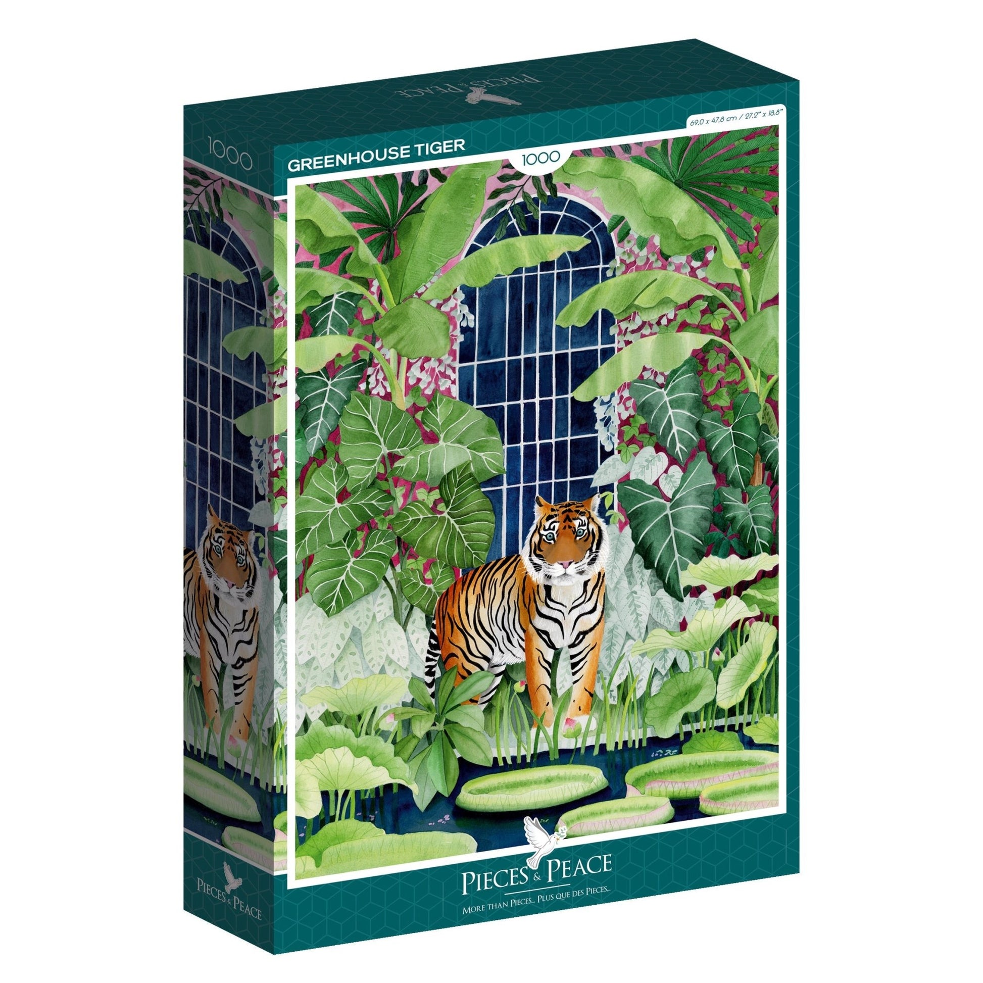 Tigris az Üvegházban Pieces & Peace 1000 darabos kirakó puzzle (PaP - 0033) - puzzlegarden