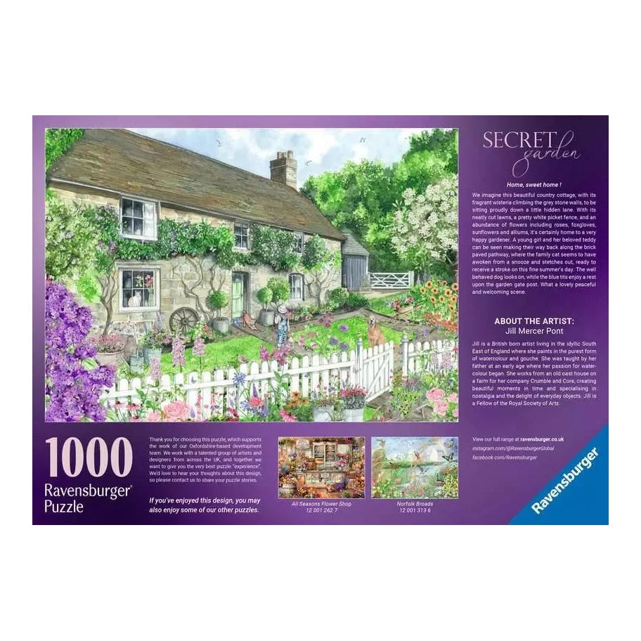 Titkos kert Ravensburger 1000 darabos kirakó puzzle (RA - 12001263) - puzzlegarden
