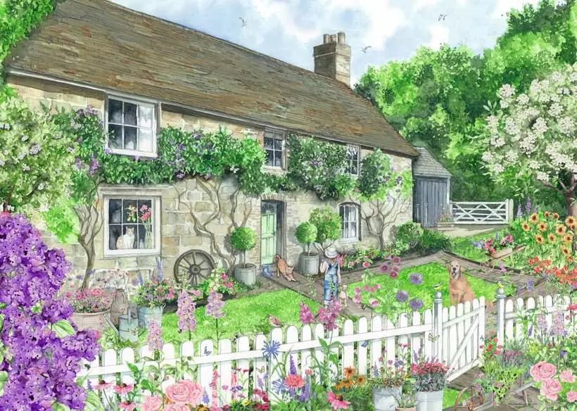 Titkos kert Ravensburger 1000 darabos kirakó puzzle (RA - 12001263) - puzzlegarden