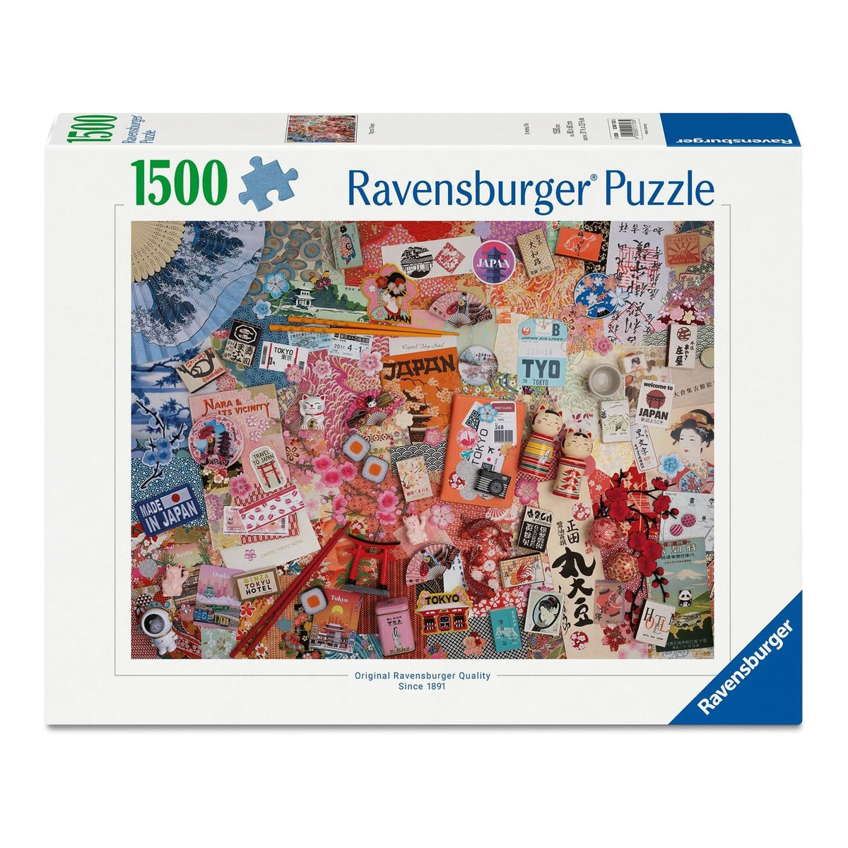 Tokiói utazás Ravensburger 1500 darabos kirakó puzzle (RA-12001703) - puzzlegarden