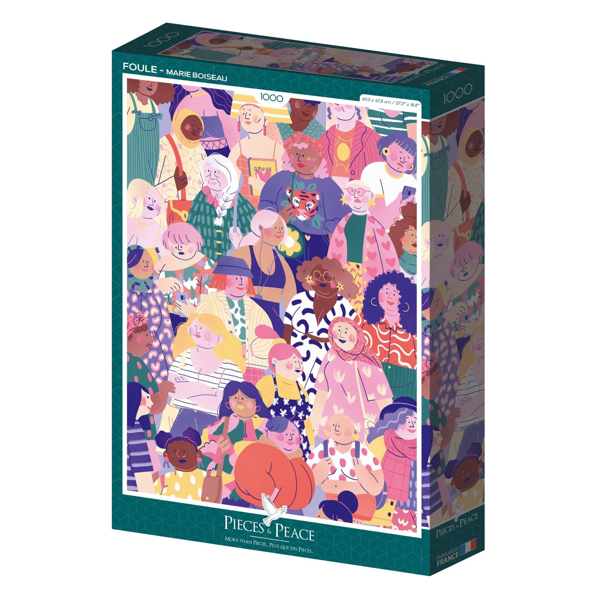 Tömeg Pieces & Peace 1000 darabos kirakó puzzle (PaP - 0087) - puzzlegarden