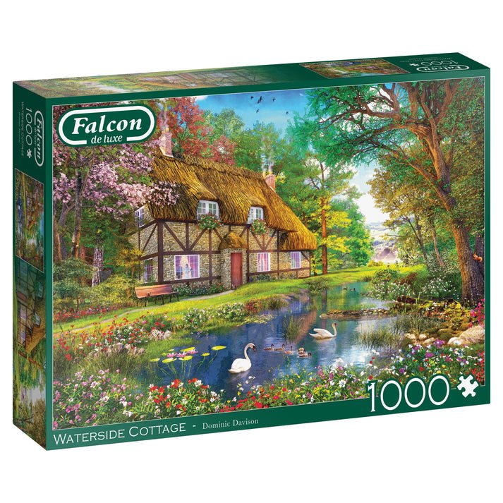 Tóparti házikó Falcon 1000 darabos kirakó puzzle (FA - 11350) - puzzlegarden