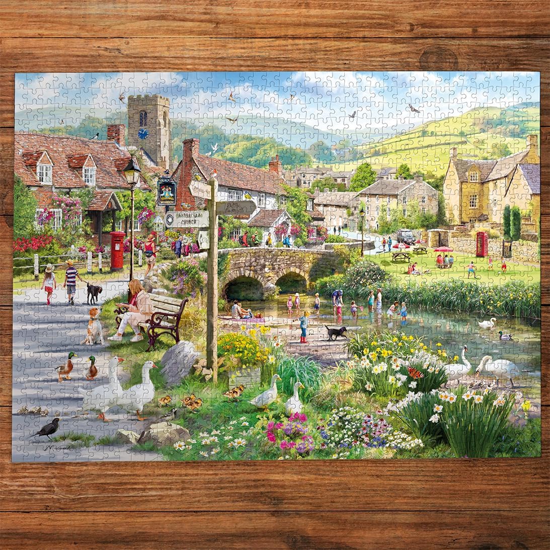 Totyogós kacsakaland Gibsons 1000 darabos kirakó puzzle (G - G6433) - puzzlegarden