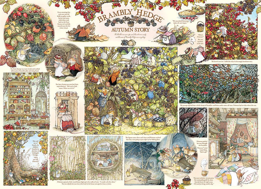 Töviszug – Őszi történet Cobble Hill 1000 darabos kirakó puzzle (CH - 40017) - puzzlegarden