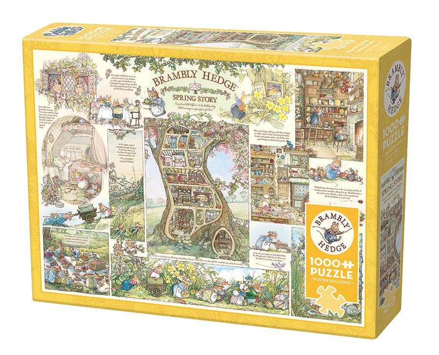 Töviszug – Tavaszi történet Cobble Hill 1000 darabos kirakó puzzle (CH - 40015) - puzzlegarden