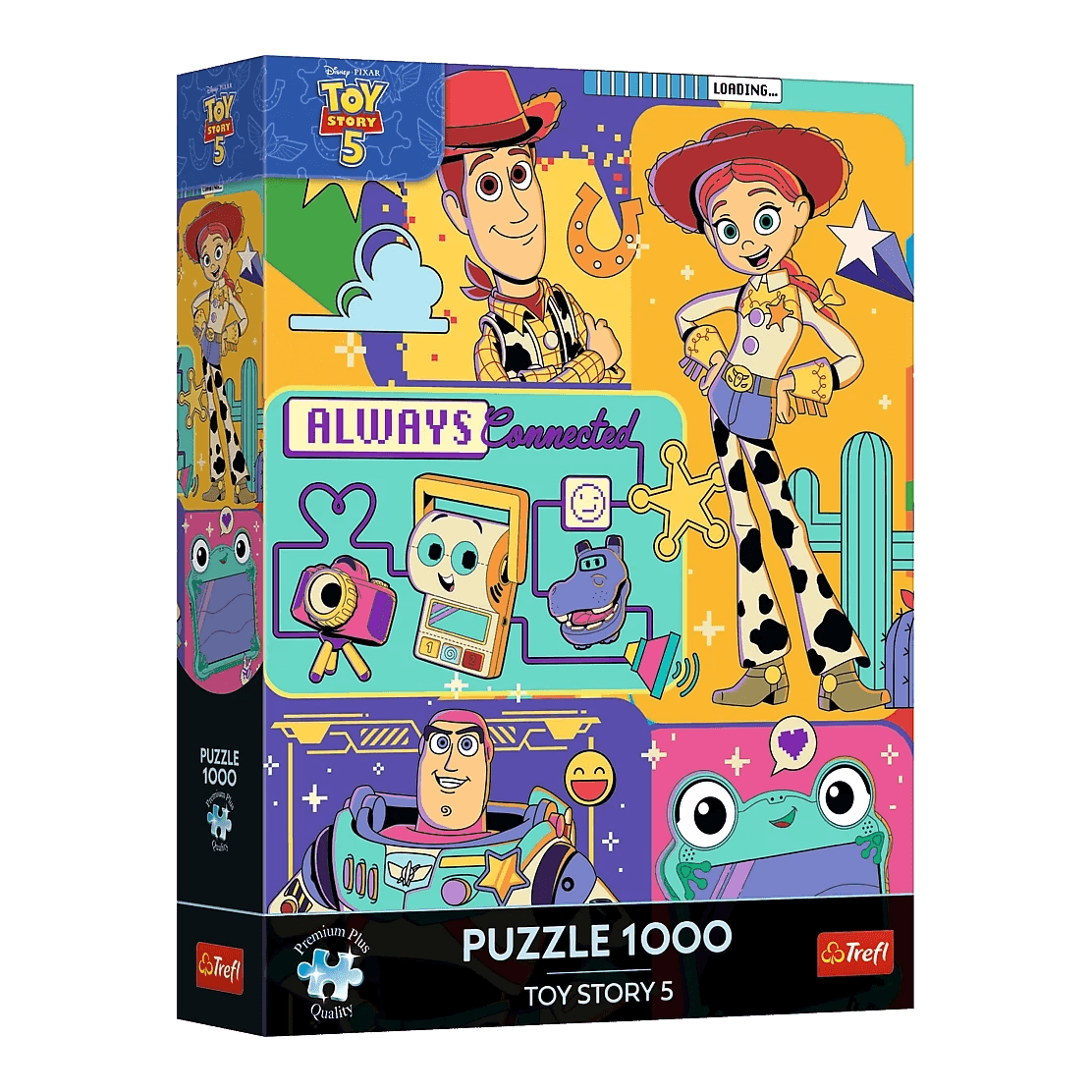 Toy Story 5 – A játékok világa Trefl 1000 darabos kirakó puzzle (TR-12148) - puzzlegarden