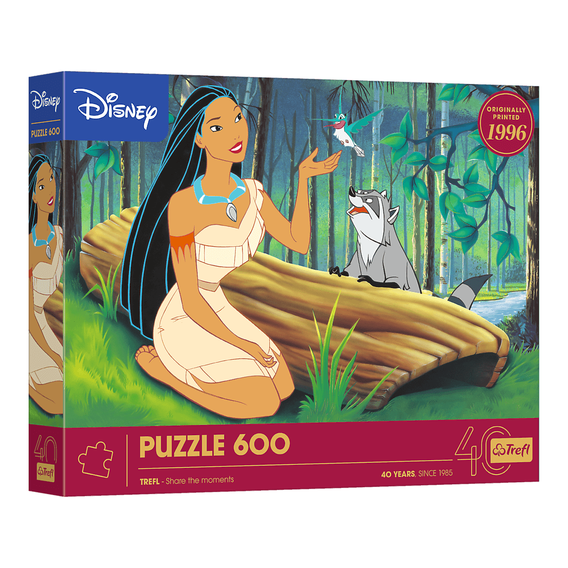 Trefl 40 Éves Jubileum - Pocahontas Trefl 600 darabos kirakó puzzle (TR-37605) - puzzlegarden