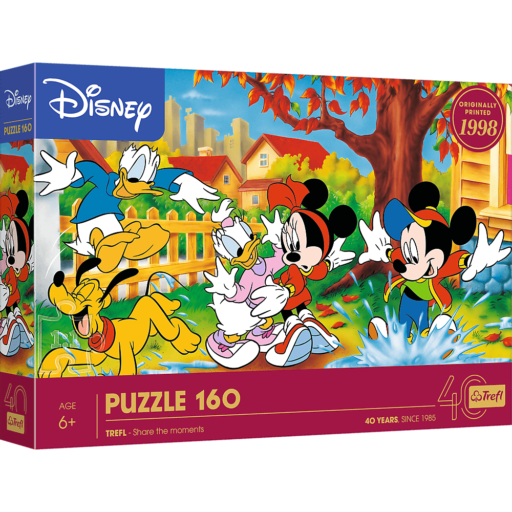 Trefl 40 Éves Jubileum – Pocsolyázás Trefl 160 darabos kirakó puzzle (TR - 40055) - puzzlegarden