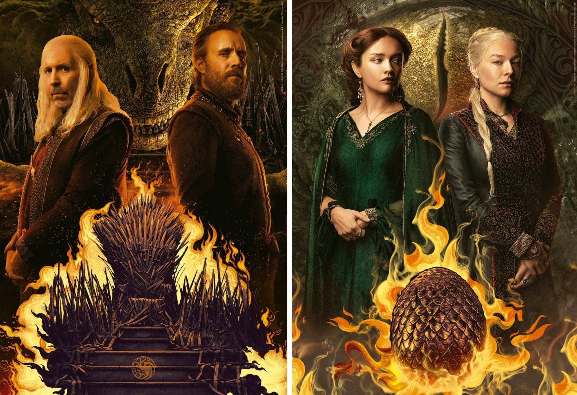 Trónok Harca - A Sárkányok Háza - Targaryen és Hightower 2x500 Educa 2x500 darabos kirakó puzzle (ED - 19573) - puzzlegarden