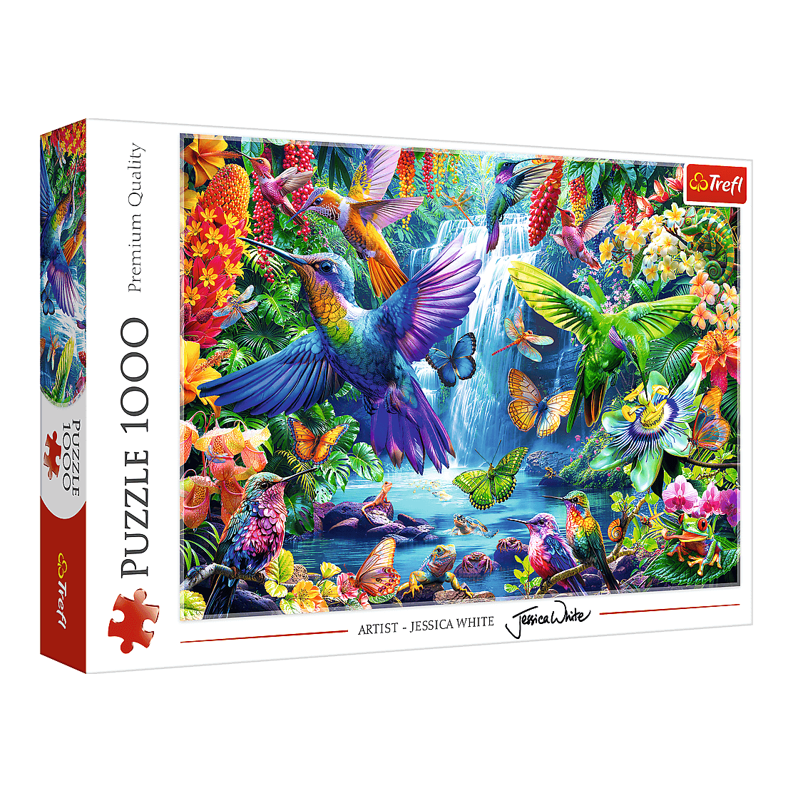Trópusi kolibrik Trefl 1000 darabos kirakó puzzle (TR-10880) - puzzlegarden