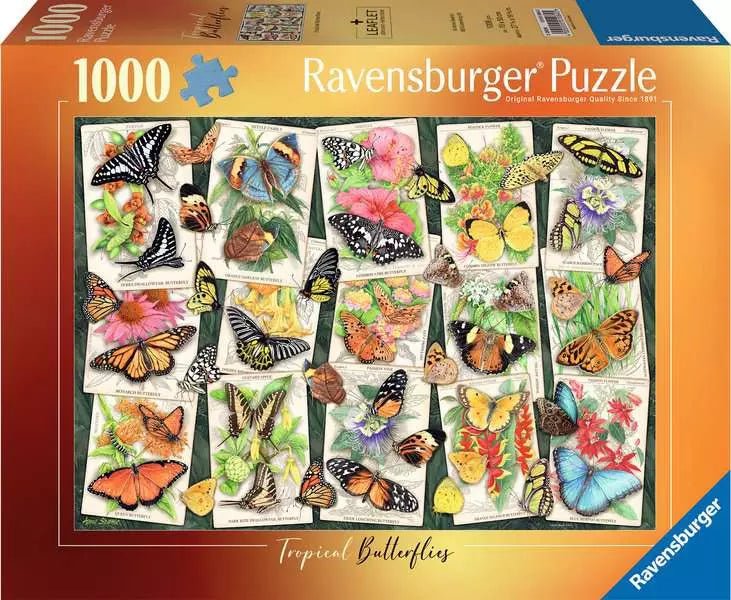 Trópusi Pillangók Ravensburger 1000 darabos kirakó puzzle (RA - 12001084) - puzzlegarden