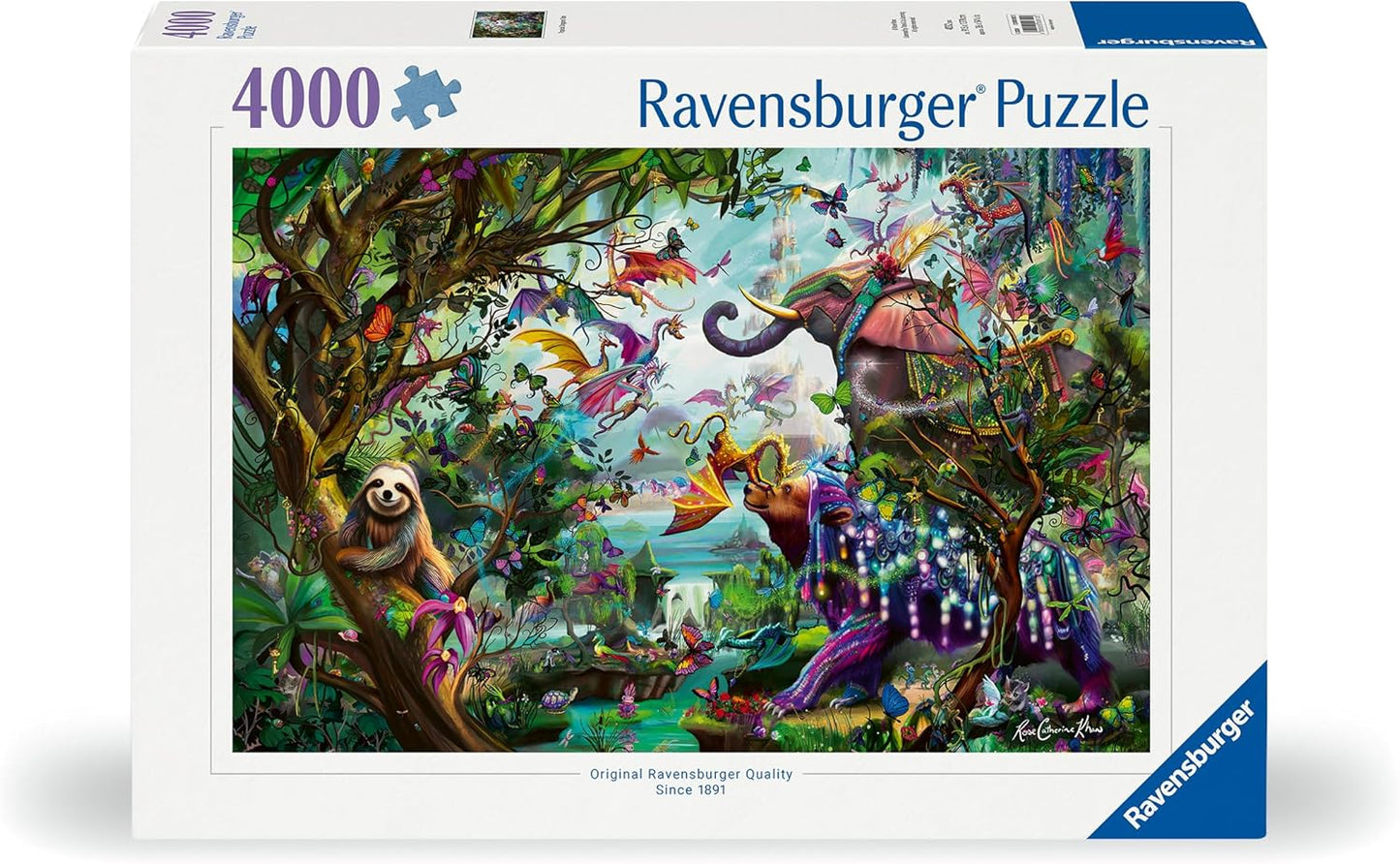 Trópusi Sárkányok Ravensburger 4000 darabos kirakó puzzle (RA - 12000812) - puzzlegarden