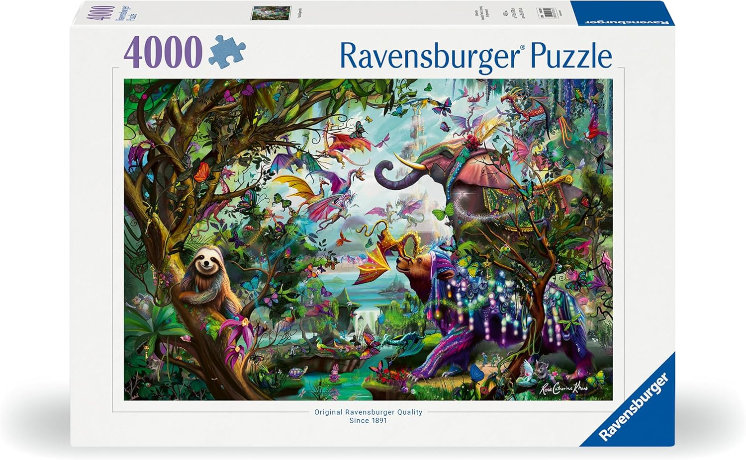 Trópusi Sárkányok Ravensburger 4000 darabos kirakó puzzle (RA - 12000812) - puzzlegarden
