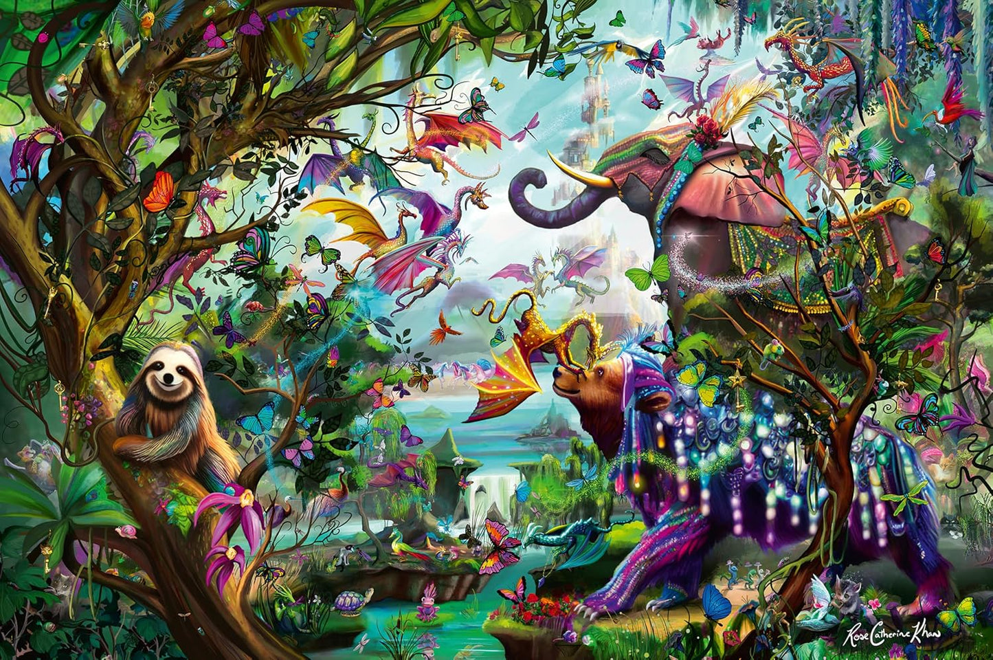 Trópusi Sárkányok Ravensburger 4000 darabos kirakó puzzle (RA - 12000812) - puzzlegarden