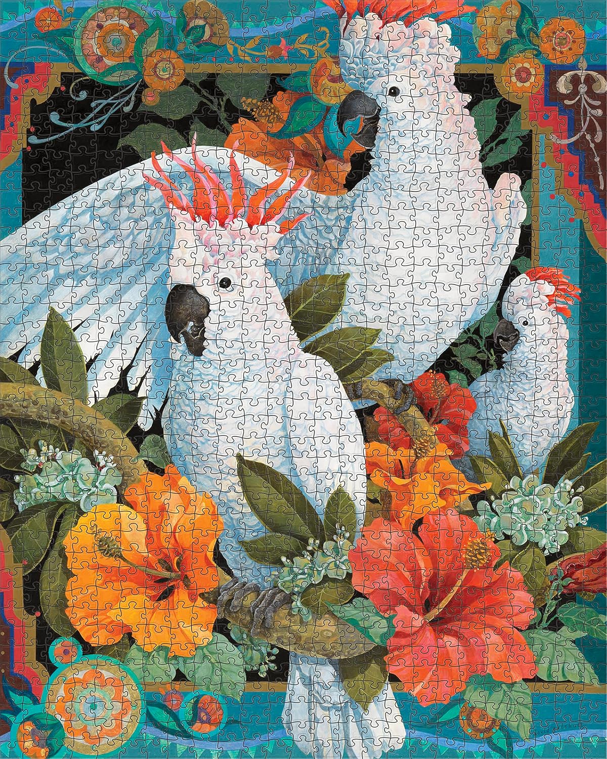 Trópusi trió Pomegranate 1000 darabos kirakó puzzle (POM - AA1166) - puzzlegarden