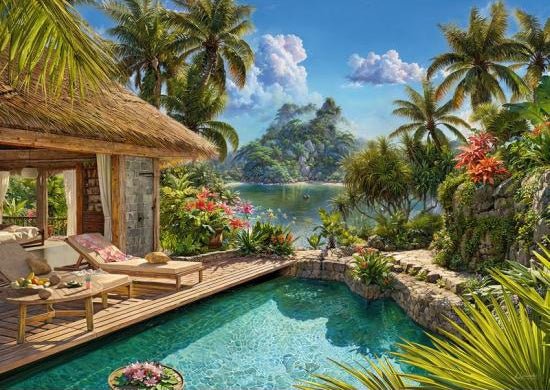 Trópusi vakáció Cherry Pazzi 2000 darabos kirakó puzzle (CP - 50187 5903728750187) - puzzlegarden