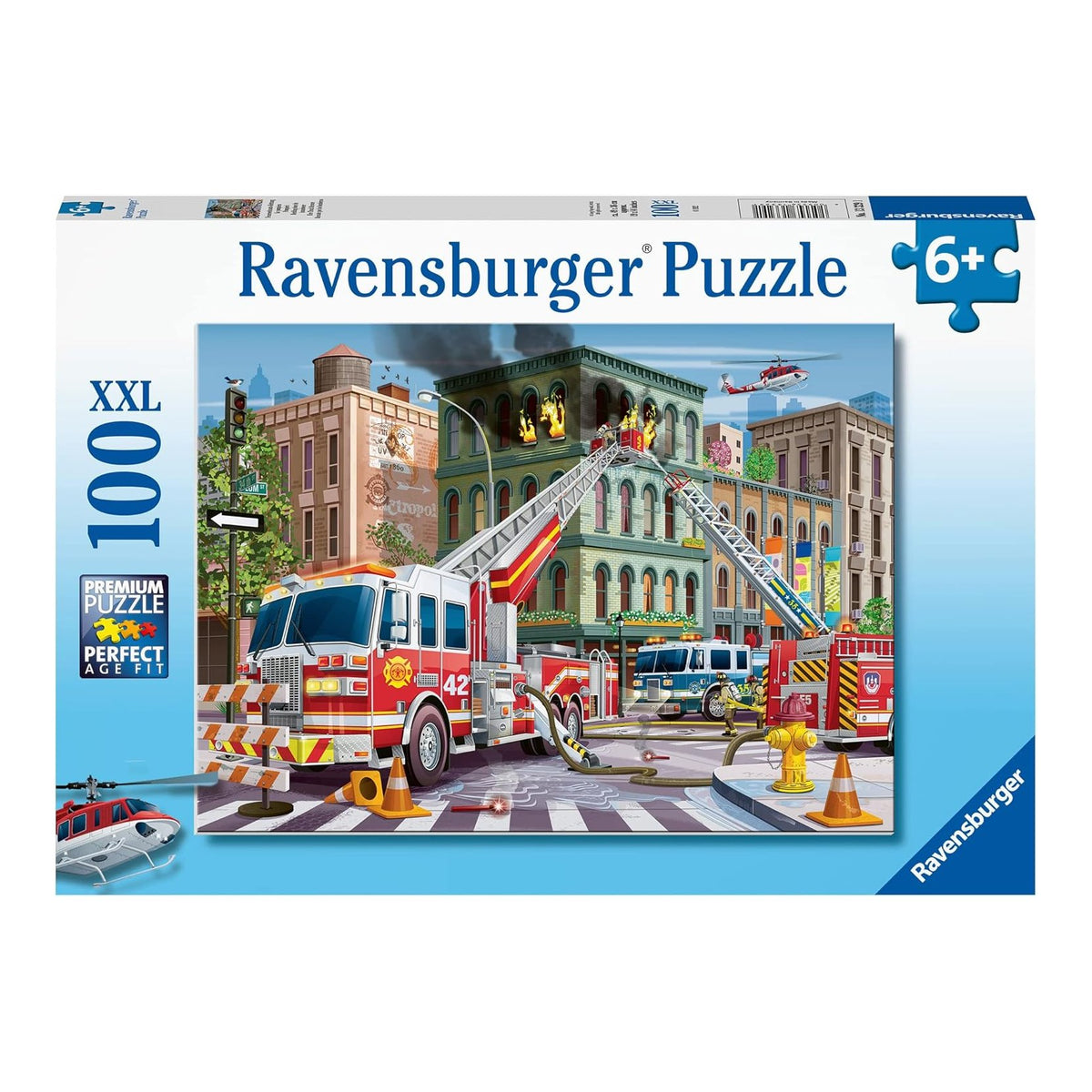 Tűzoltó mentőakció Ravensburger 100 darabos kirakó puzzle (RA - 13329) - puzzlegarden