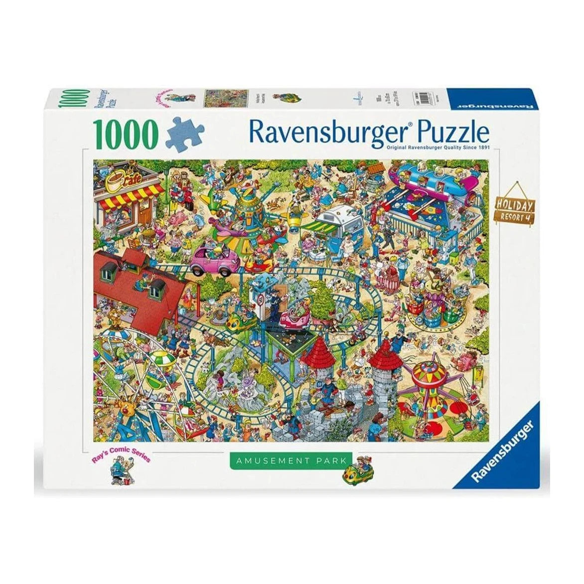 Üdülő helyek 4. - Vidámpark Ravensburger 1000 darabos kirakó puzzle (RA - 12000165) - puzzlegarden