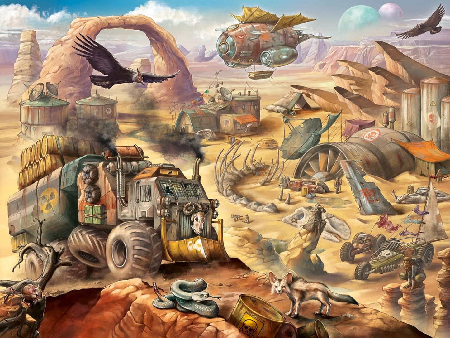 Üdv a pusztaságban - Mad Max világa Ravensburger 1500 darabos kirakó puzzle (RA - 12001395) - puzzlegarden