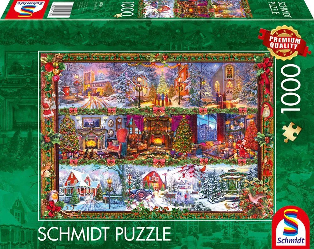 Üdvözlet az Ünnepek Alkalmából Schmidt Spiele 1000 darabos kirakó puzzle (SCH - 59784) - puzzlegarden