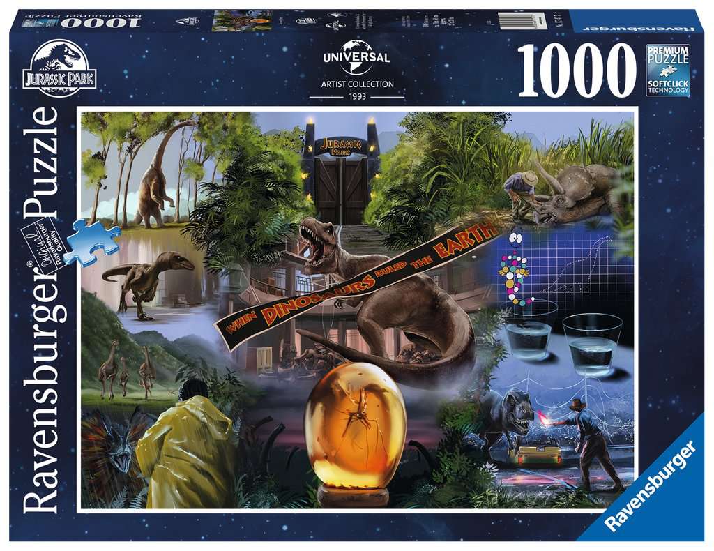 Universal Kollekció - Jurassic Park Ravensburger 1000 darabos kirakó puzzle (RA - 17147) - puzzlegarden