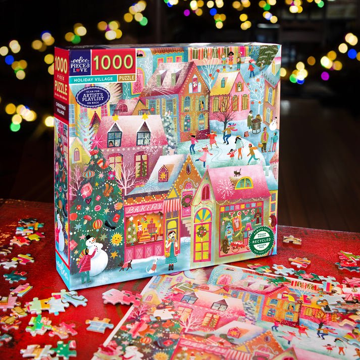 Ünnepi Falu Eeboo 1000 darabos kirakó puzzle (EB - PZTHYV) - puzzlegarden