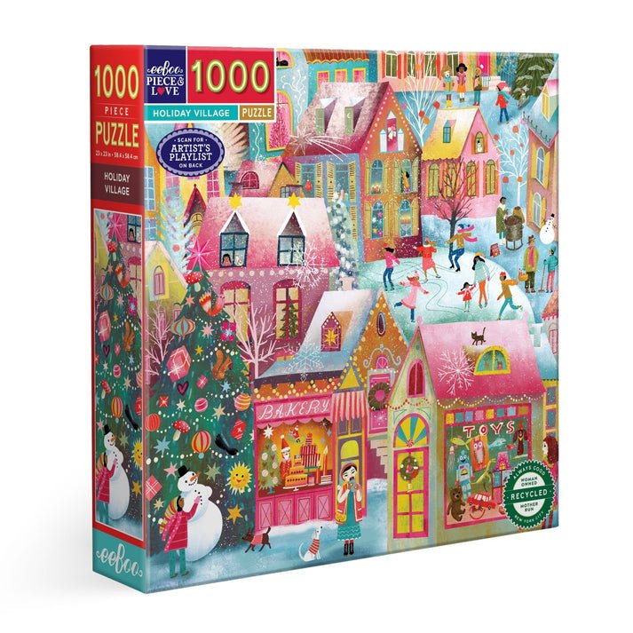 Ünnepi Falu Eeboo 1000 darabos kirakó puzzle (EB - PZTHYV) - puzzlegarden