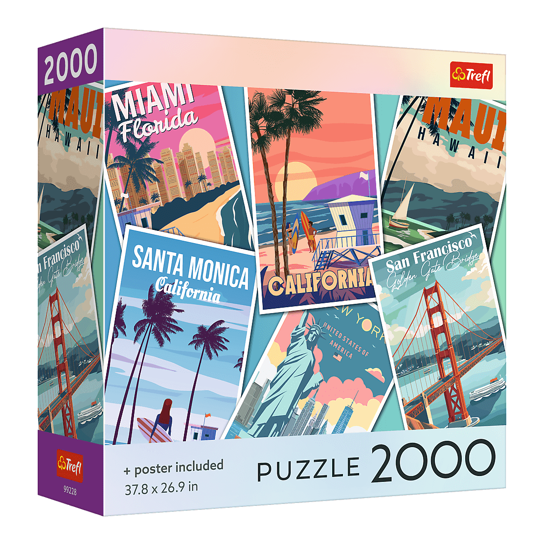 Utazás az Egyesült Államokban Trefl 2000 darabos kirakó puzzle (TR-USA_99228) - puzzlegarden