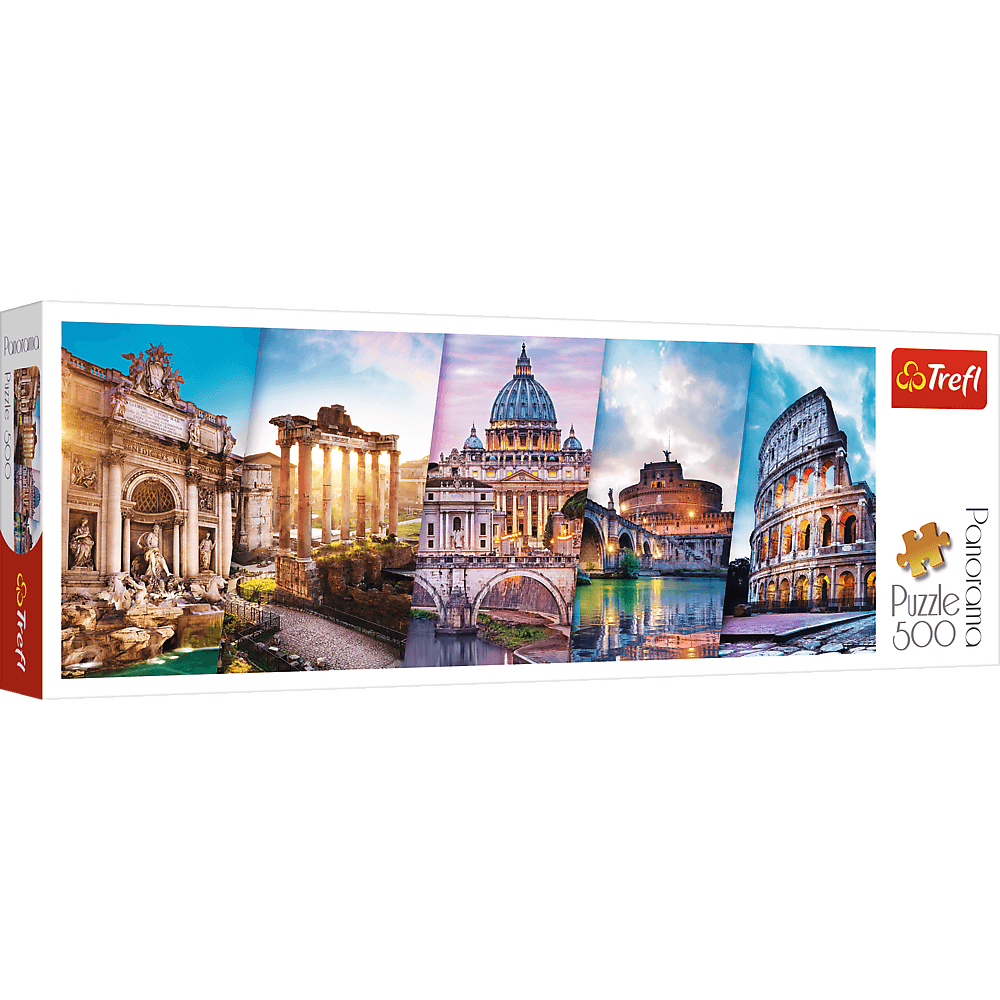 Utazás Olaszországba - panoráma Trefl 500 darabos kirakó puzzle (TR - 29505) - puzzlegarden
