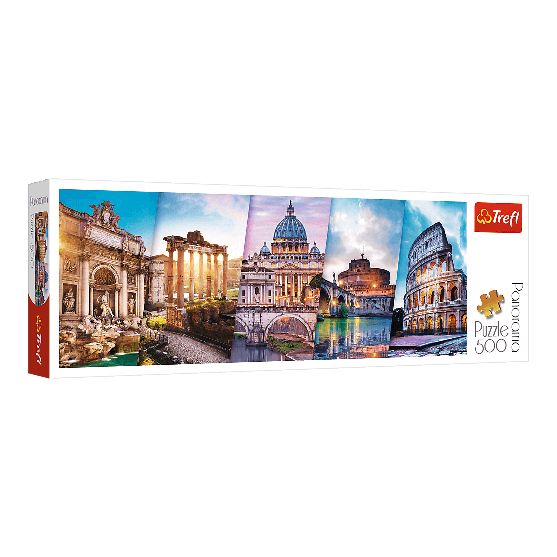 Utazás Olaszországba - panoráma Trefl 500 darabos kirakó puzzle (TR-29505) - puzzlegarden