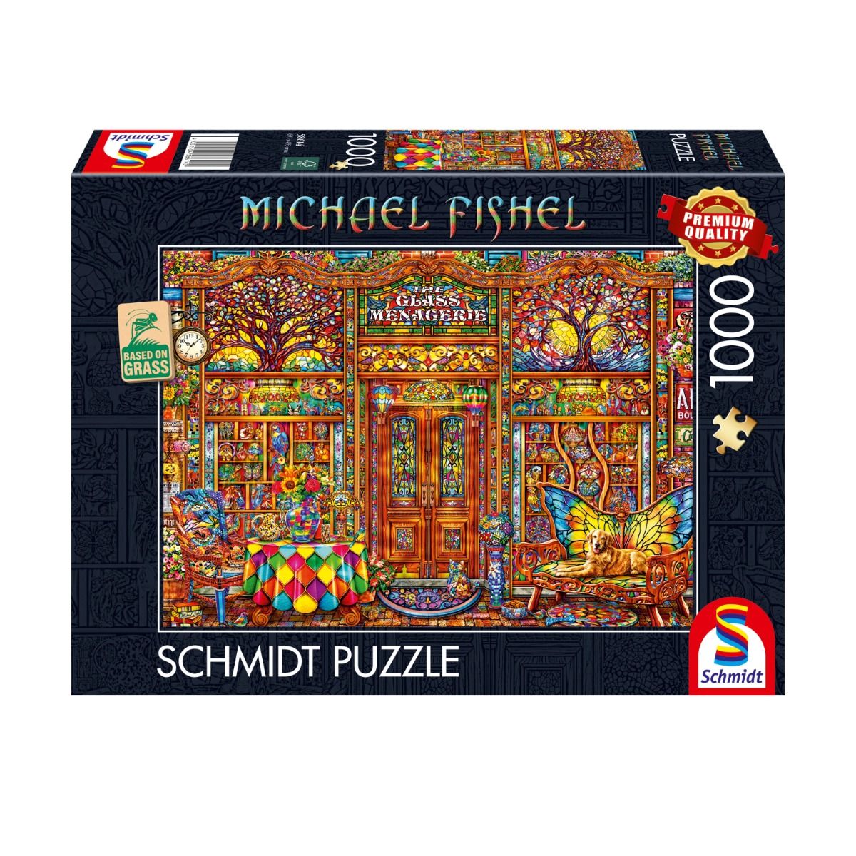 Üvegállatkert Schmidt Spiele 1000 darabos kirakó puzzle (SCH-58614) - puzzlegarden