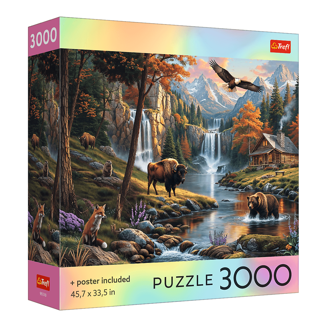 Vad természet Trefl 3000 darabos kirakó puzzle (TR-USA_99310) - puzzlegarden