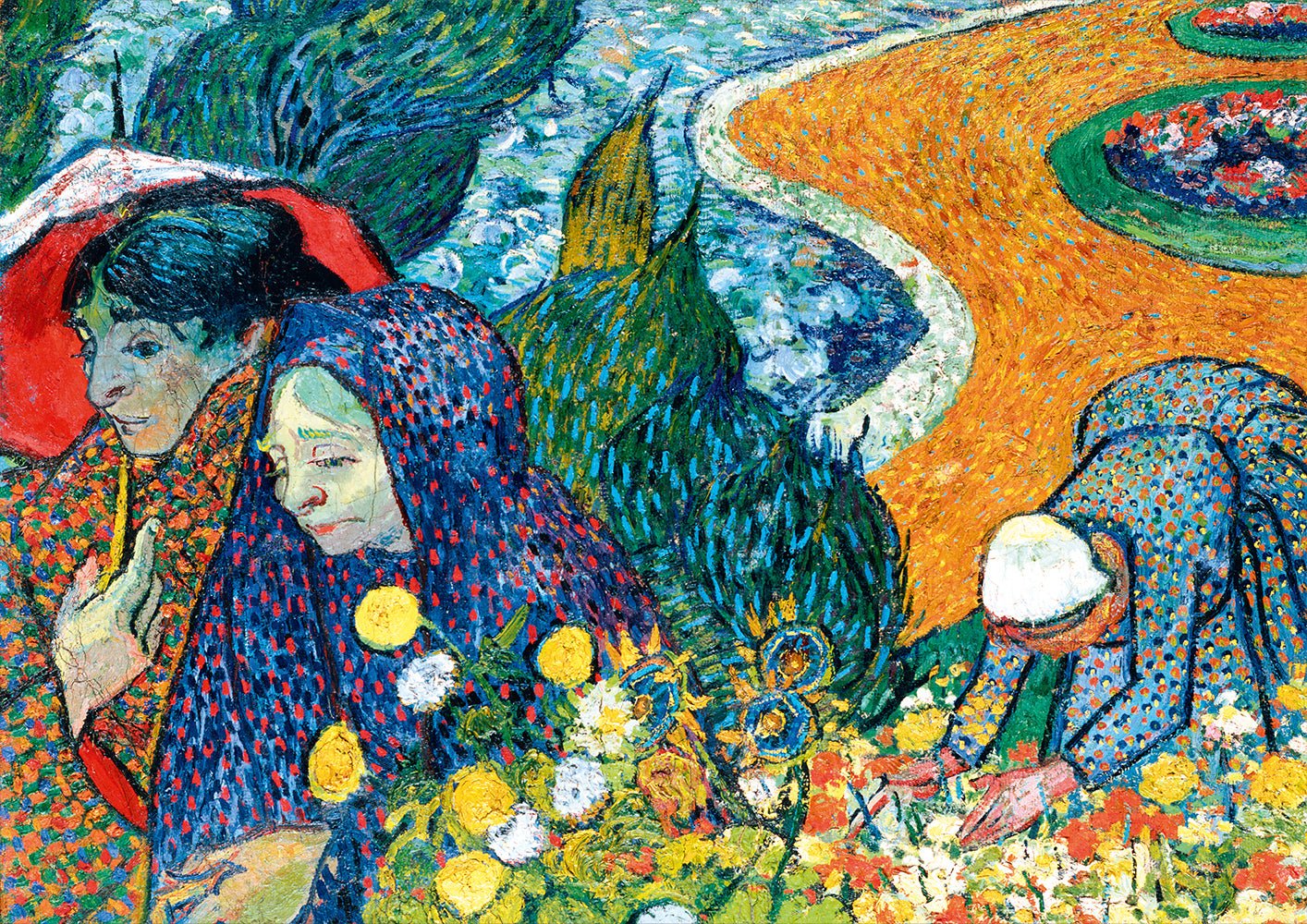 Van Gogh - Az Etteni kert emléke Bluebird 1000 darabos kirakó puzzle (BB - 60135) - puzzlegarden