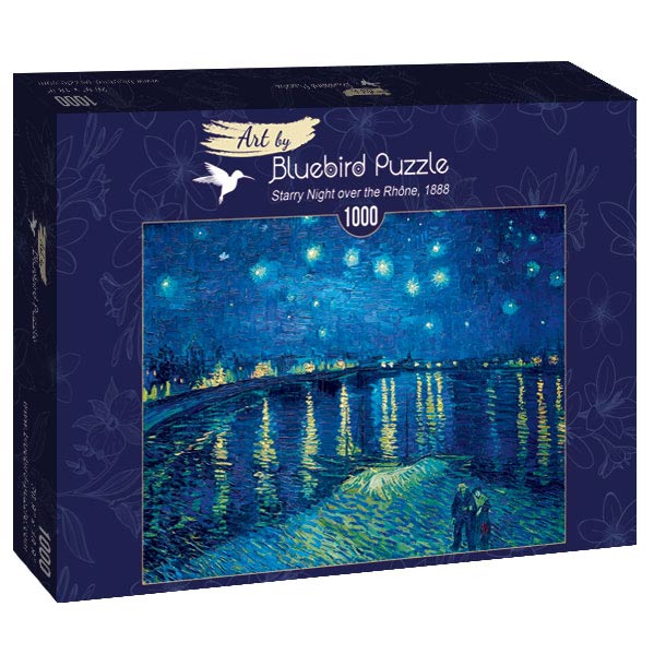 Van Gogh - Csillagos éjszaka a Rhône felett Bluebird 1000 darabos kirakó puzzle (BB - 60002) - puzzlegarden