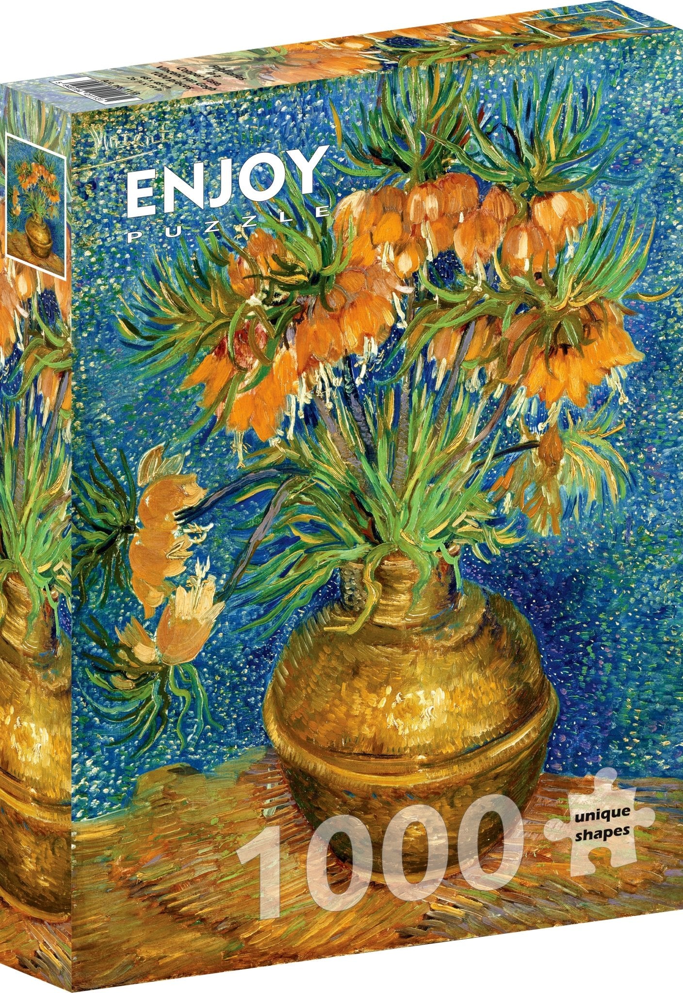 Van Gogh - Koronaliliom réz virágvázában Enjoy 1000 darabos kirakó puzzle (EN - 1113) - puzzlegarden