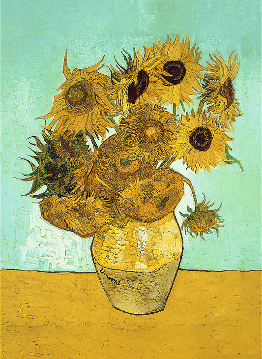 Van Gogh - Napraforgók - FA Kirakó! Trefl Wood Craft 200 darabos kirakó puzzle (TR - 20249) - puzzlegarden