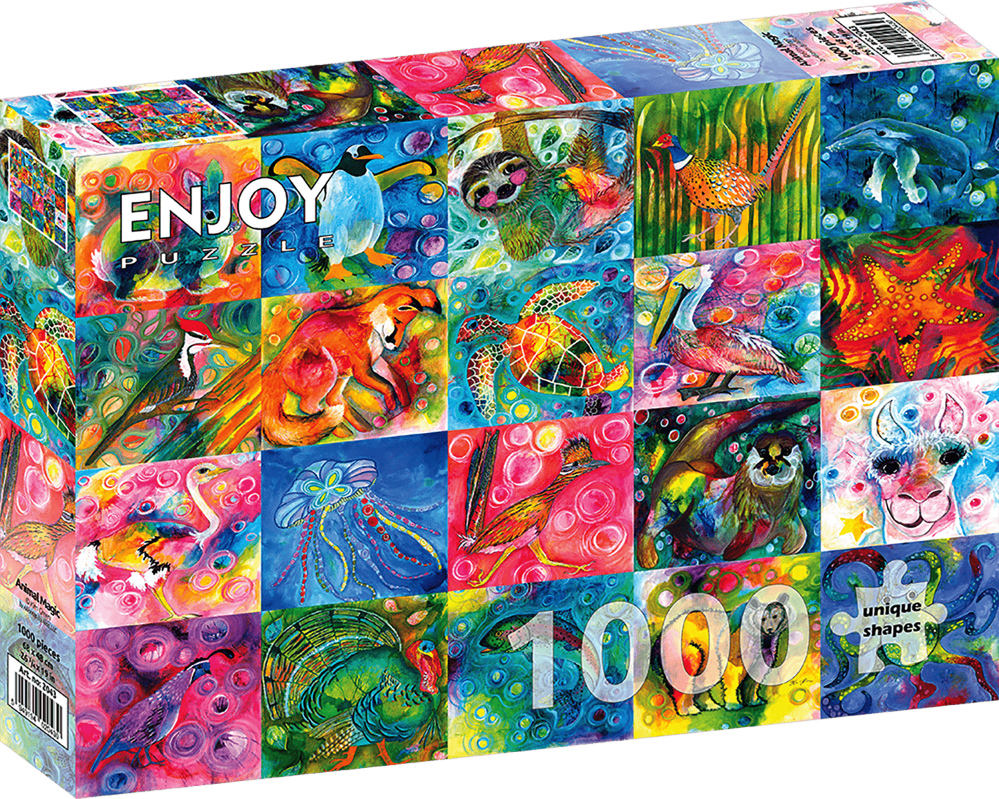 Varázslatos Állatok Enjoy 1000 darabos kirakó puzzle (EN - 2043) - puzzlegarden