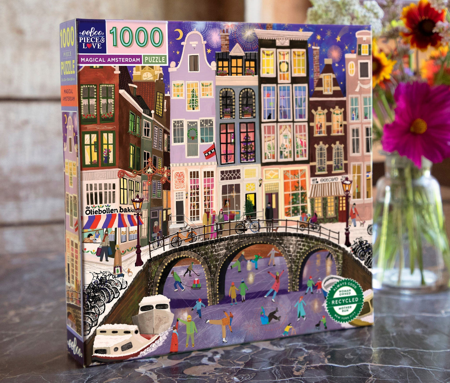 Varázslatos Amszterdam Eeboo 1000 darabos kirakó puzzle (EB - PZTAMD) - puzzlegarden
