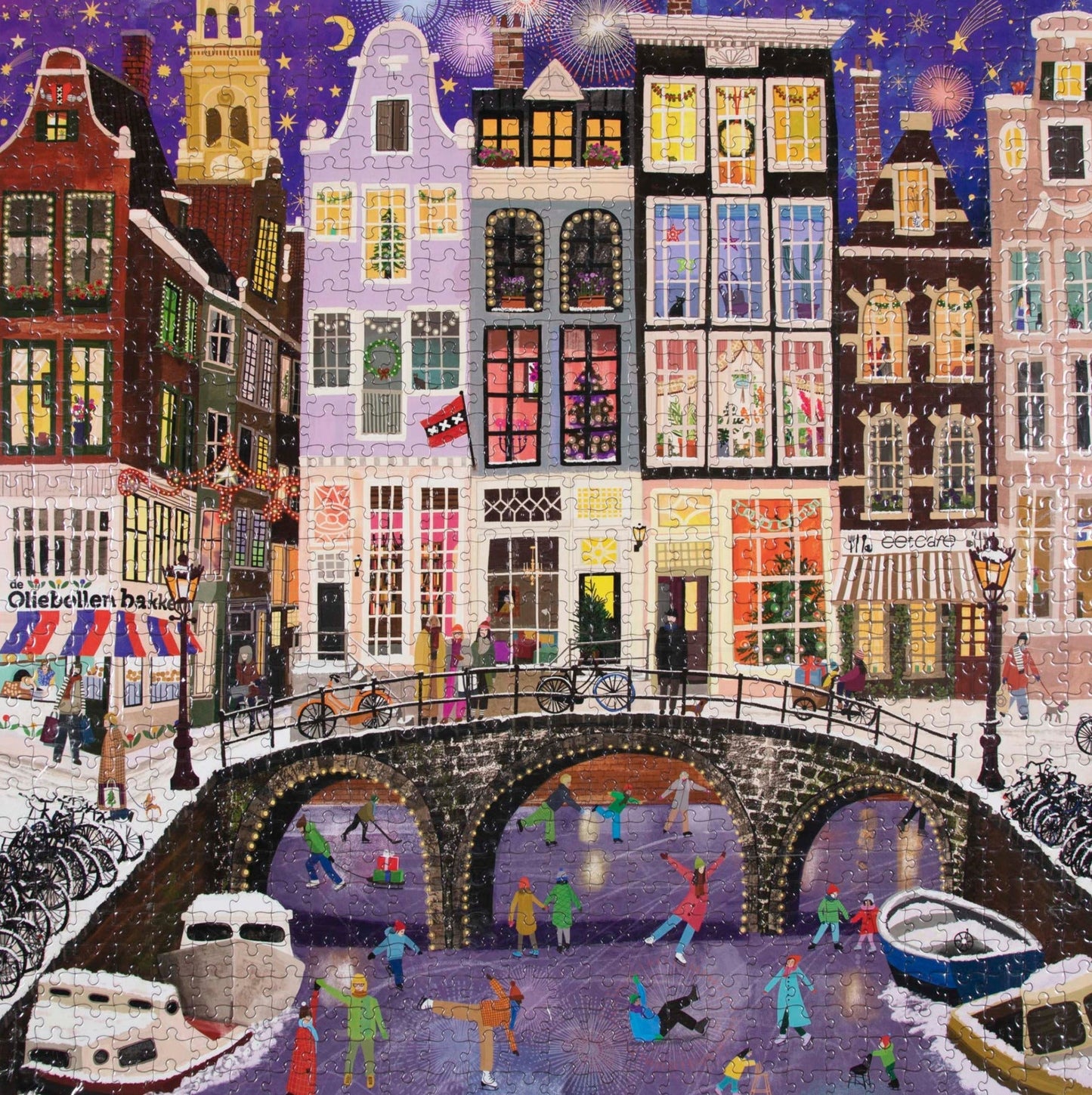 Varázslatos Amszterdam Eeboo 1000 darabos kirakó puzzle (EB - PZTAMD) - puzzlegarden