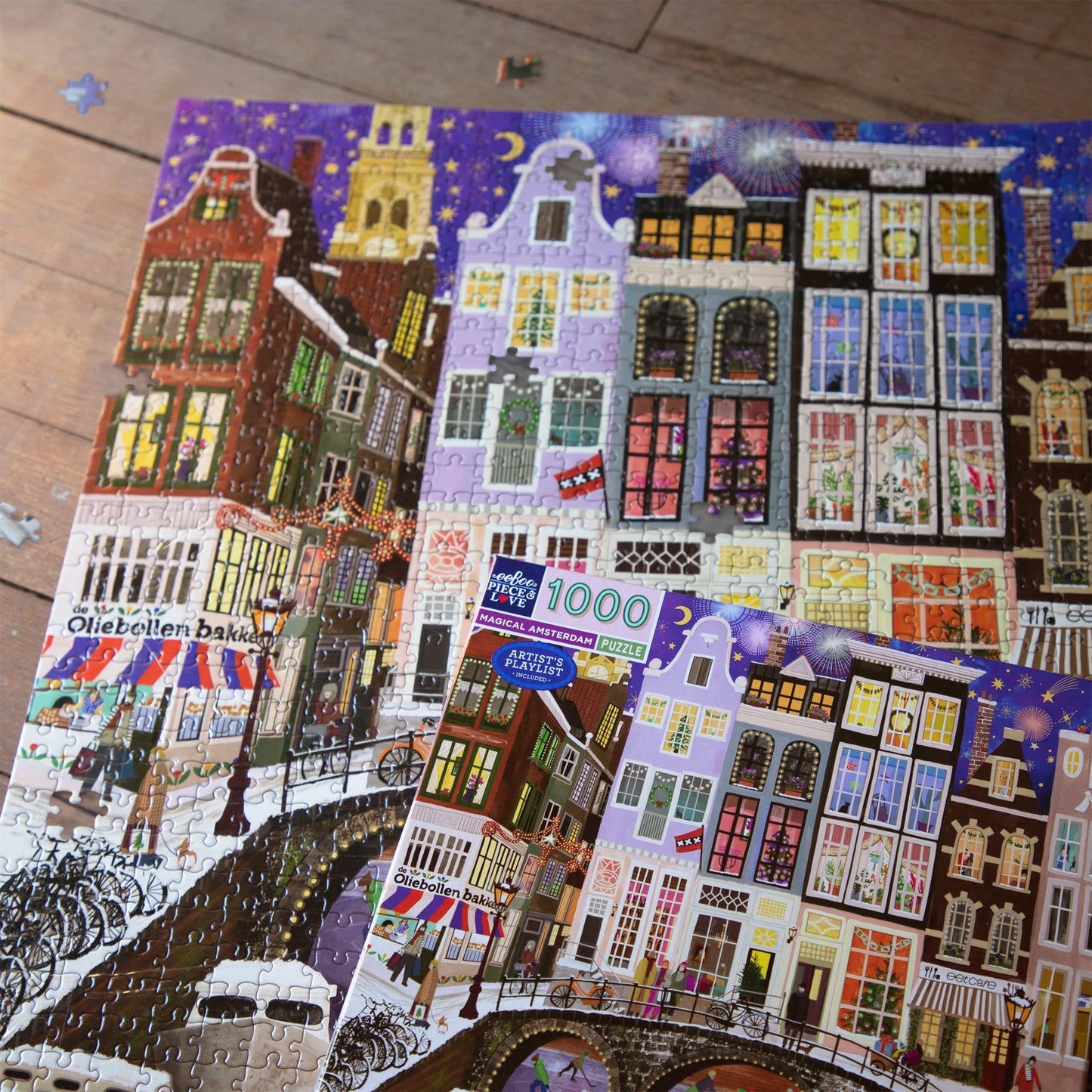 Varázslatos Amszterdam Eeboo 1000 darabos kirakó puzzle (EB - PZTAMD) - puzzlegarden