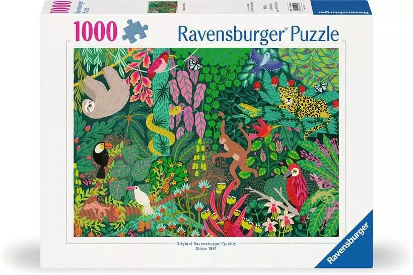 Varázslatos esőerdő Ravensburger 1000 darabos kirakó puzzle (RA - 12001432) - puzzlegarden