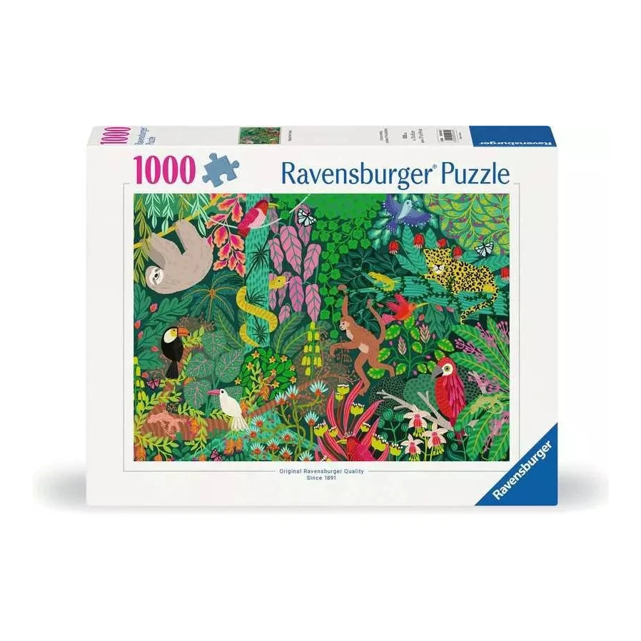 Varázslatos esőerdő Ravensburger 1000 darabos kirakó puzzle (RA - 12001432) - puzzlegarden