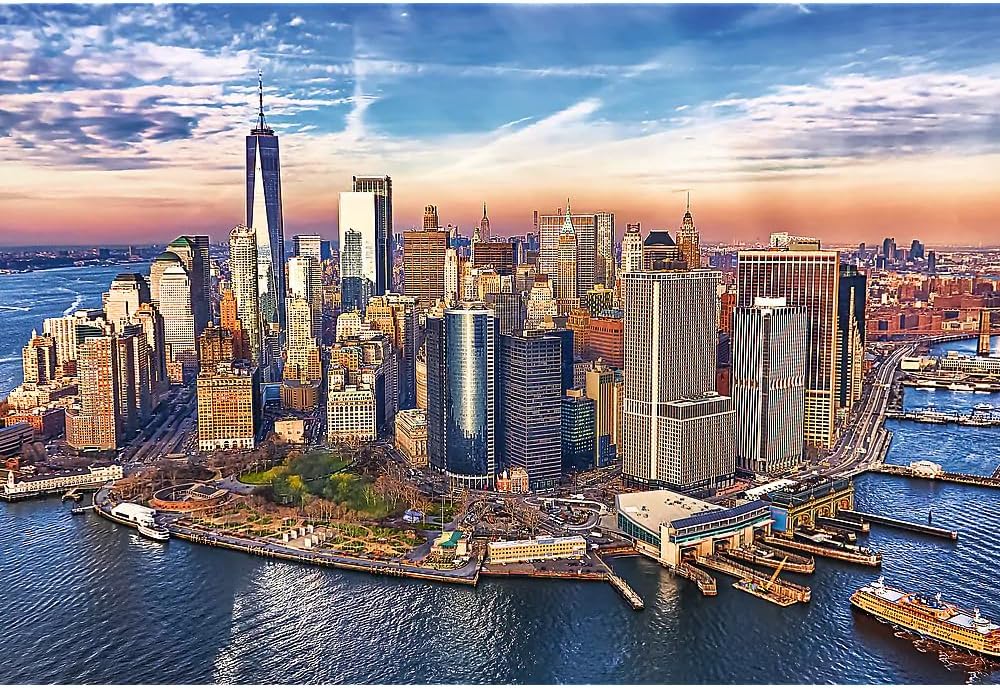 Városkép: Manhattan, New York, USA Trefl Prime 1500 darabos kirakó puzzle (TR - 26189 5900511261899) - puzzlegarden